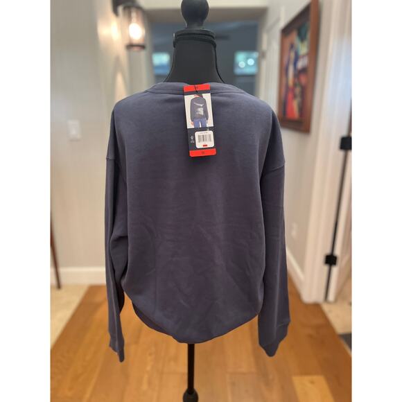 Gap Women's Logo Crewneck Sweatshirt, Blue (Vintage Indigo), (Size M) NWT - Picture 7 of 11